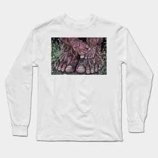 Bigfoot Littlefoot, Bigfeet, Littlefeet Long Sleeve T-Shirt